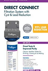 Culligan US-DC3 Under Sink Direct Connect Premium Lead Filtration System, No Size, White