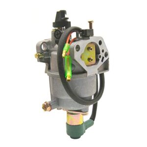 FitBest Manual Carburetor with Solenoid for Honda Generator GX340 GX390 188F 190F 13HP 14HP Engine