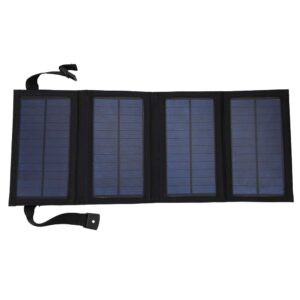 ciglow 10w solar panel, portable foldable solar panel charger with usb port solar power charger for travel camping.