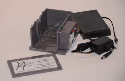 Micro Mouse trap with Power Module and Battery Pack. The Trap That gets Them The First time Every time