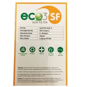 eco3 1,500 Gallon Dual Water Filter System with LEAD REDUCTION! Replacement Cartridges
