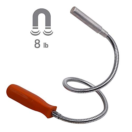 SUPERYO 8LB Flexible Magnetic Pickup Tool Bendable Retrieve Stick Gifts for Men (600mm length)