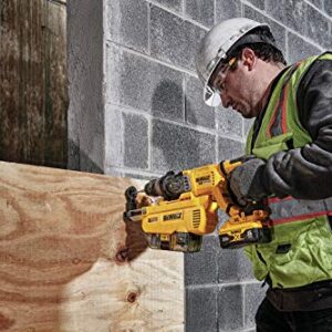 DEWALT 20V MAX Rotary Hammer, SDS Plus, L-Shape, On-Board Dust Extractor, 1-1/8-Inch (DCH263R2DH)