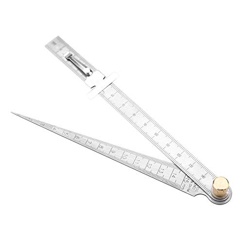 High-Precision Stainless Steel Gap Ruler Wedge-Shaped Feeler Gauge Tapered Ruler Measuring Tool