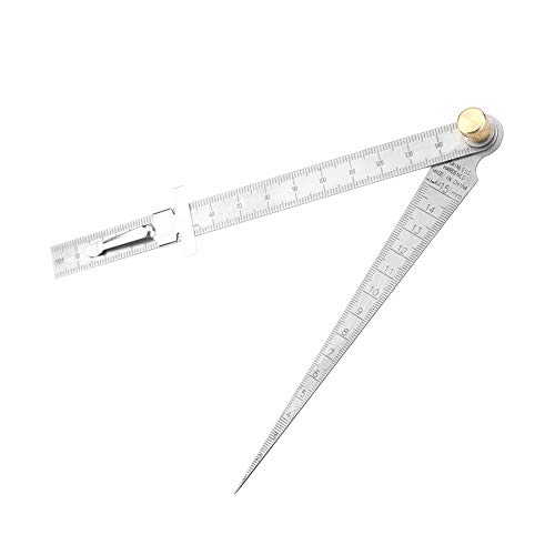 High-Precision Stainless Steel Gap Ruler Wedge-Shaped Feeler Gauge Tapered Ruler Measuring Tool