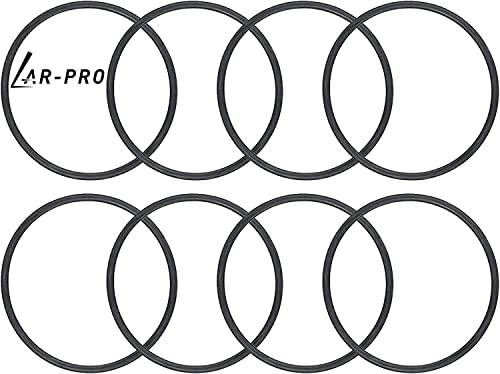 AR-PRO 8-Pack CLX200K Replacement O-Ring | Compatible with Hayward Pool Chlorinator Lid CL200/CL220, Exact Fit, Made of Premium, Heavy Duty Rubber