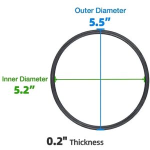 AR-PRO 8-Pack CLX200K Replacement O-Ring | Compatible with Hayward Pool Chlorinator Lid CL200/CL220, Exact Fit, Made of Premium, Heavy Duty Rubber