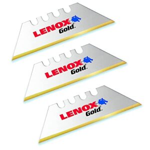 lenox gold 20350-gold5c titanium edge utility knife blade - 5/pack, 3 pack (total 15 blades)