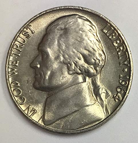 1964 P Jefferson Nickel Five-Cent Piece BU