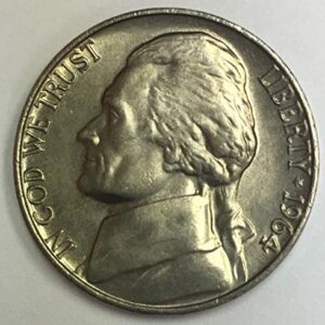 1964 P Jefferson Nickel Five-Cent Piece BU