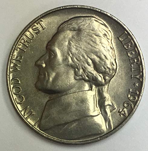 1964 P Jefferson Nickel Five-Cent Piece BU