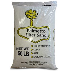 palmetto poolfilter-50 20# grade – formulated for all residential, commercial pool sand filters, one size, 50lb-a