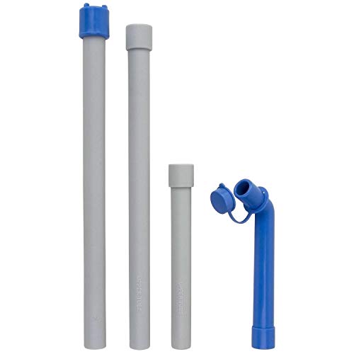 Dolphin Water Pump - Replacement Accessories Bundle (Long Upper Tube/Short Upper Tube/Lower Tube/Spout with Cap) for 2nd Gen. Dolphin Water Pump