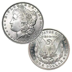1900 o morgan silver dollar bu $1 brilliant uncirculated