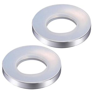 yescom bathroom sink mounting ring chrome plating for home countertop glass vessel sink drain mount support 2 pack