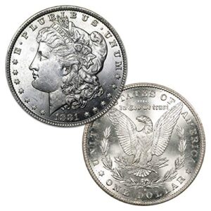 1881 s morgan silver dollar bu $1 brilliant uncirculated