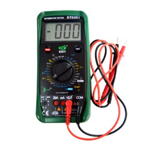 digital car tester multimeter 500-10000 rpm digital multimeter dc ac volt meter, measuring of motor dwell angle, temperature tester