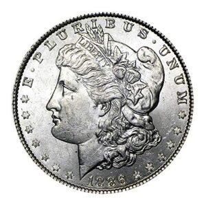 1886 P Morgan Silver Dollar BU $1 Brilliant Uncirculated