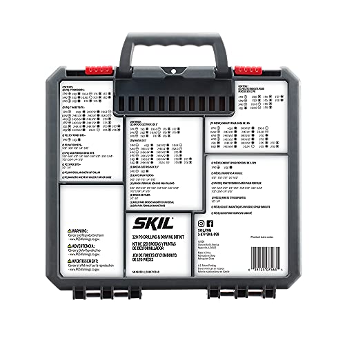 SKIL 120pc Drilling and Screw Driving Bit Set with Bit Grip - SMXS8501