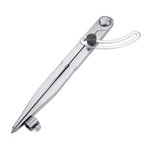 200mm wing leather compass, wing leather divider rotating tool spacing compasses edge area for mechanical marking and leather making