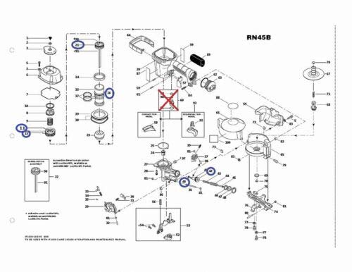 O-ring Kit RN45B for Bostitch RN45-B Coil Roofing Nailer