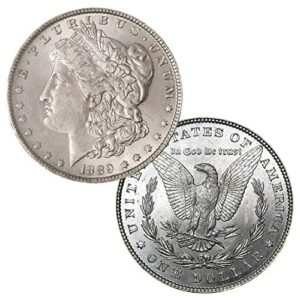 1889 p morgan silver dollar bu $1 brilliant uncirculated
