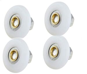 bioristar shower door rollers replacement 3/4 bathroom pan glass sliding door pulleys sliding door rollers replacement shower door hardware installation kit 4pcs 19mm