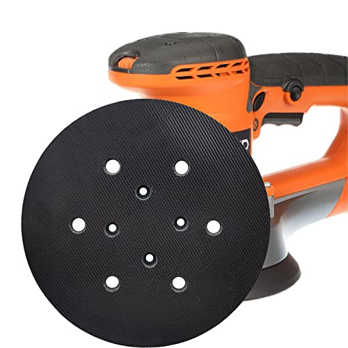 6 Inch 6 Hole Replacement Sander Pad for Ridgid R2611 Random Orbit Sander- 6” Hook and Loop Sanding Pad for Power Sander