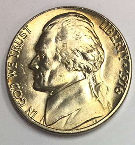 1976 P Jefferson Nickel Five-Cent Piece BU