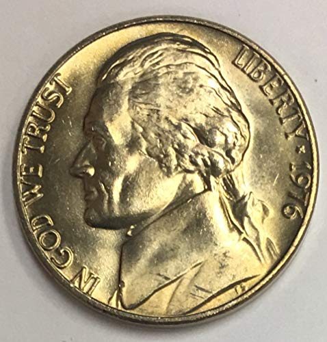 1976 P Jefferson Nickel Five-Cent Piece BU