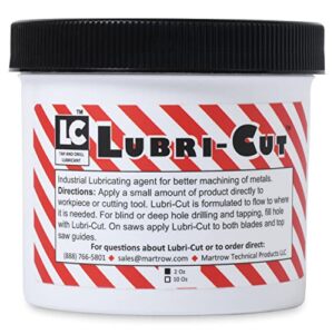 Lubri-Cut Cutting Paste for Drilling Metal - 10 Oz Tub | Tapping & Cutting Wax | Drill Cutting Fluid | Drill Cutting Oil | Saw Blade Lubricant | Made in The USA