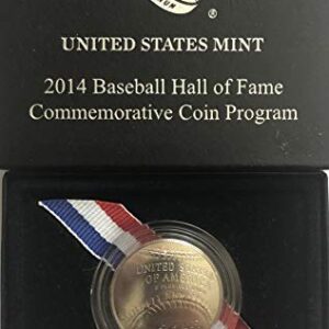 2014 D Baseball Hall Of Fame Comes in original US mint Box Half Dollar Brilliant Uncirculated US mint