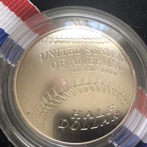 2014 D Baseball Hall Of Fame Comes in original US mint Box Half Dollar Brilliant Uncirculated US mint