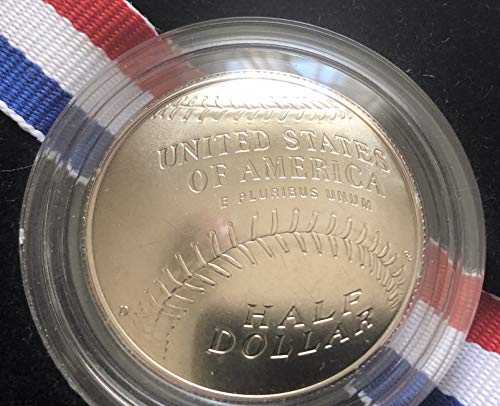 2014 D Baseball Hall Of Fame Comes in original US mint Box Half Dollar Brilliant Uncirculated US mint