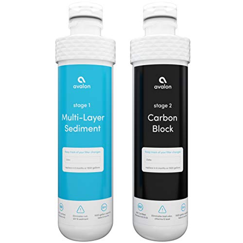 Avalon A5BLK Self Cleaning Bottleless Water Cooler Dispenser, UL, NSF certified Filters, Black Stainless Steel, full size