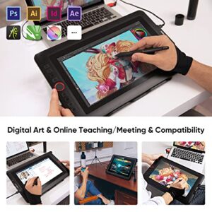 XPPen Drawing Tablet with Screen Full-Laminated Graphics Drawing Monitor Artist13.3 Pro Graphics Tablet with Adjustable Stand and 8 Shortcut Keys (8192 Levels Pen Pressure, 123% sRGB)