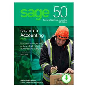 sage 50 quantum accounting 2020 u.s. 1-user [pc download]