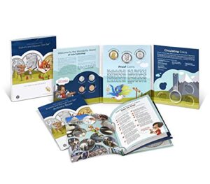 coin starter kit & activity book for kids - explore & discover set