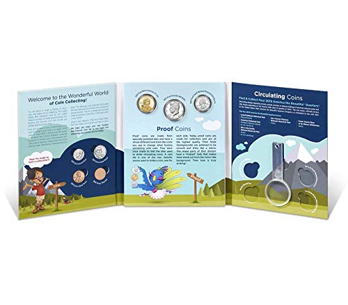 Coin Starter Kit & Activity Book for Kids - Explore & Discover Set