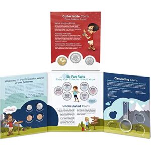 Coin Starter Kit & Activity Book for Kids - Explore & Discover Set