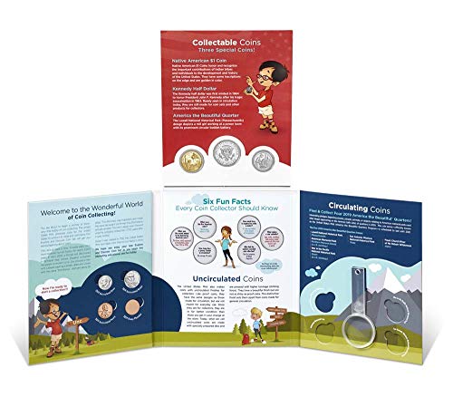 Coin Starter Kit & Activity Book for Kids - Explore & Discover Set