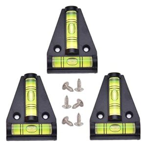 3x t level with screws cross check trailer leveling bubble spirit levels for travel trailers, camper, motorhome, camera, tripods, machines