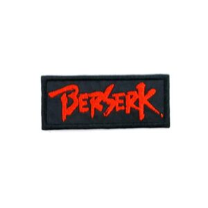 Berserk embroidery iron on sew on Hook & Loop patch