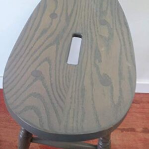 Solid wood, custom Handmade saddle stool