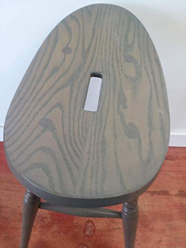 Solid wood, custom Handmade saddle stool