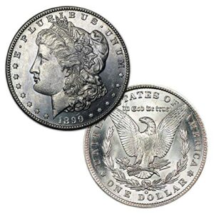 1899 o morgan silver dollar bu $1 brilliant uncirculated