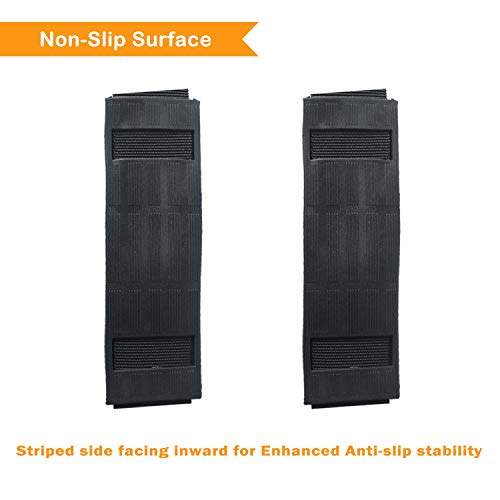 Hot Tub Cover Straps 10 Feet 𝐀𝐝𝐣𝐮𝐬𝐭𝐚𝐛𝐥𝐞 𝐋𝐞𝐧𝐠𝐭𝐡 𝟏𝟏𝟏"~𝟏𝟐𝟗" with Non-Slip Webbing Pad Hardware & Keys Adjustable Straps, 2PCS Hot Tub Spa Cover Secure Strap