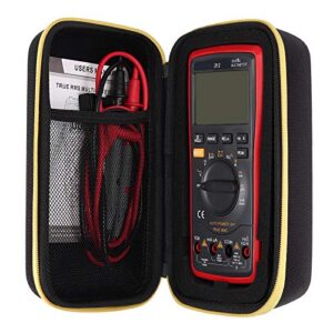 Proster Multimeter Carrying Case Waterproof Shockproof Fluke Digital Multimeter Hard Case Multimeter Bag for 101/115/116/117/113/114/F15B /F17B /F18B Tacklife DM01M