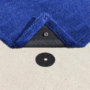 prest-o-fit surfacemate patio rug, 8 x12, imperial blue