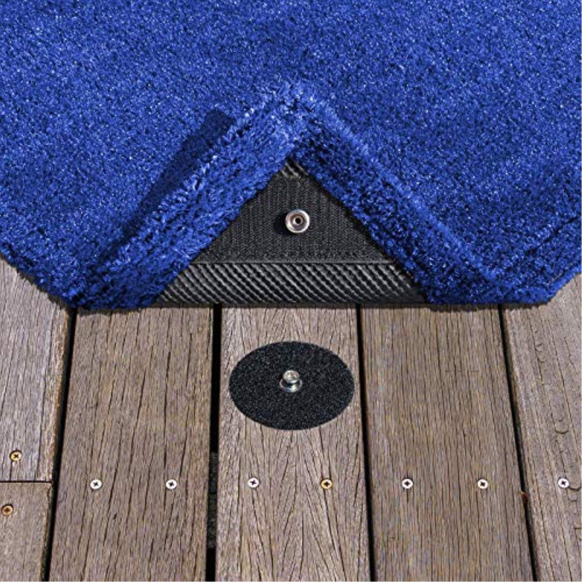 Prest-O-Fit Surfacemate Patio Rug, 8 X12, Imperial Blue